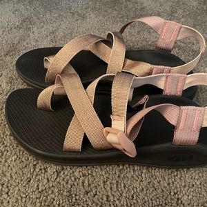 Rose gold Chacos